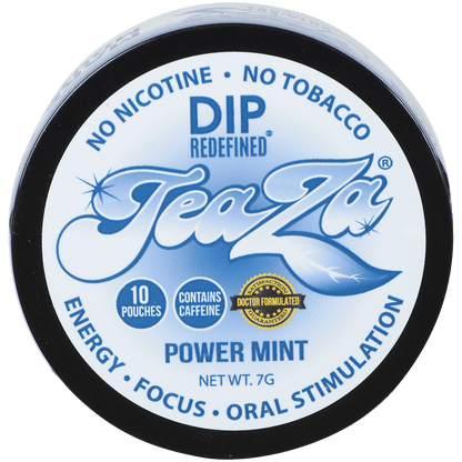 Teaza Energy Pouches Power Mint 50 Mg 1/10 Tins