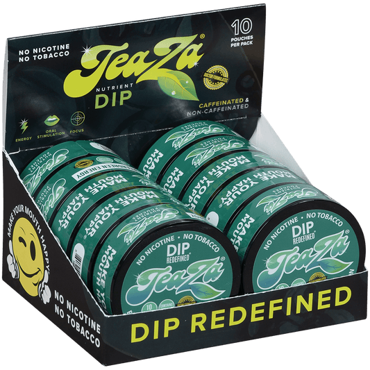 Teaza Energy Pouches Wintergreen 50 Mg 1/10 Tins