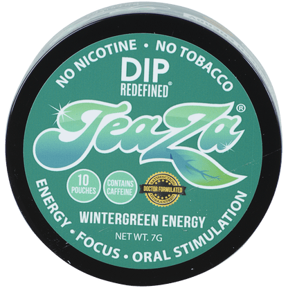 Teaza Energy Pouches Wintergreen 50 Mg 1/10 Tins