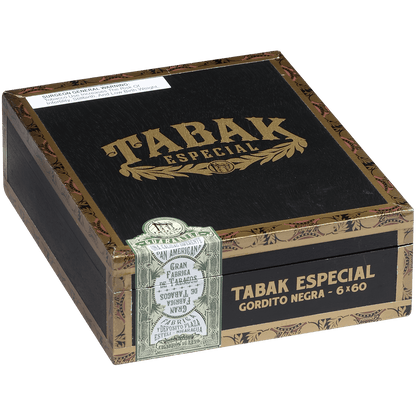 Tabak Especial By Drew Estate Negra Gordito 10 Ct. Box 6.00X60