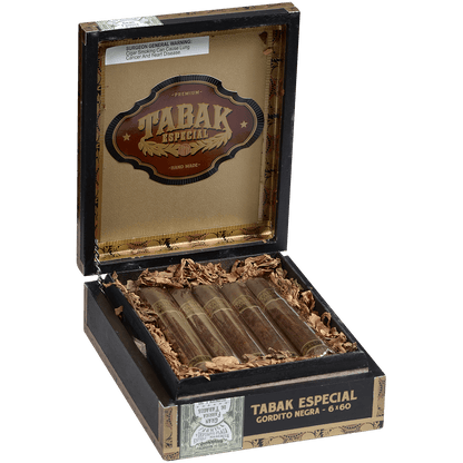 Tabak Especial By Drew Estate Negra Gordito 10 Ct. Box 6.00X60