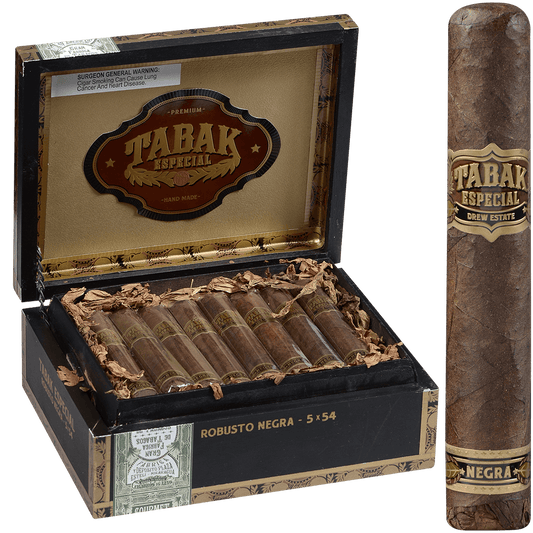 Tabak Especial By Drew Estate Negra Robusto 24 Ct. Box 5.00X54