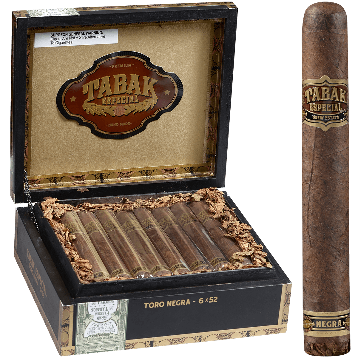 Tabak Especial By Drew Estate Negra Toro 24 Ct. Box 6.00X52