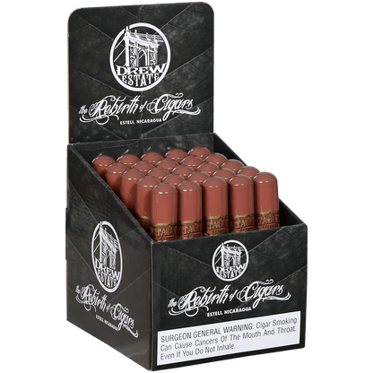 Tabak Especial By Drew Estate Negra Toro Tubos 25 Ct. Display 6.00X52