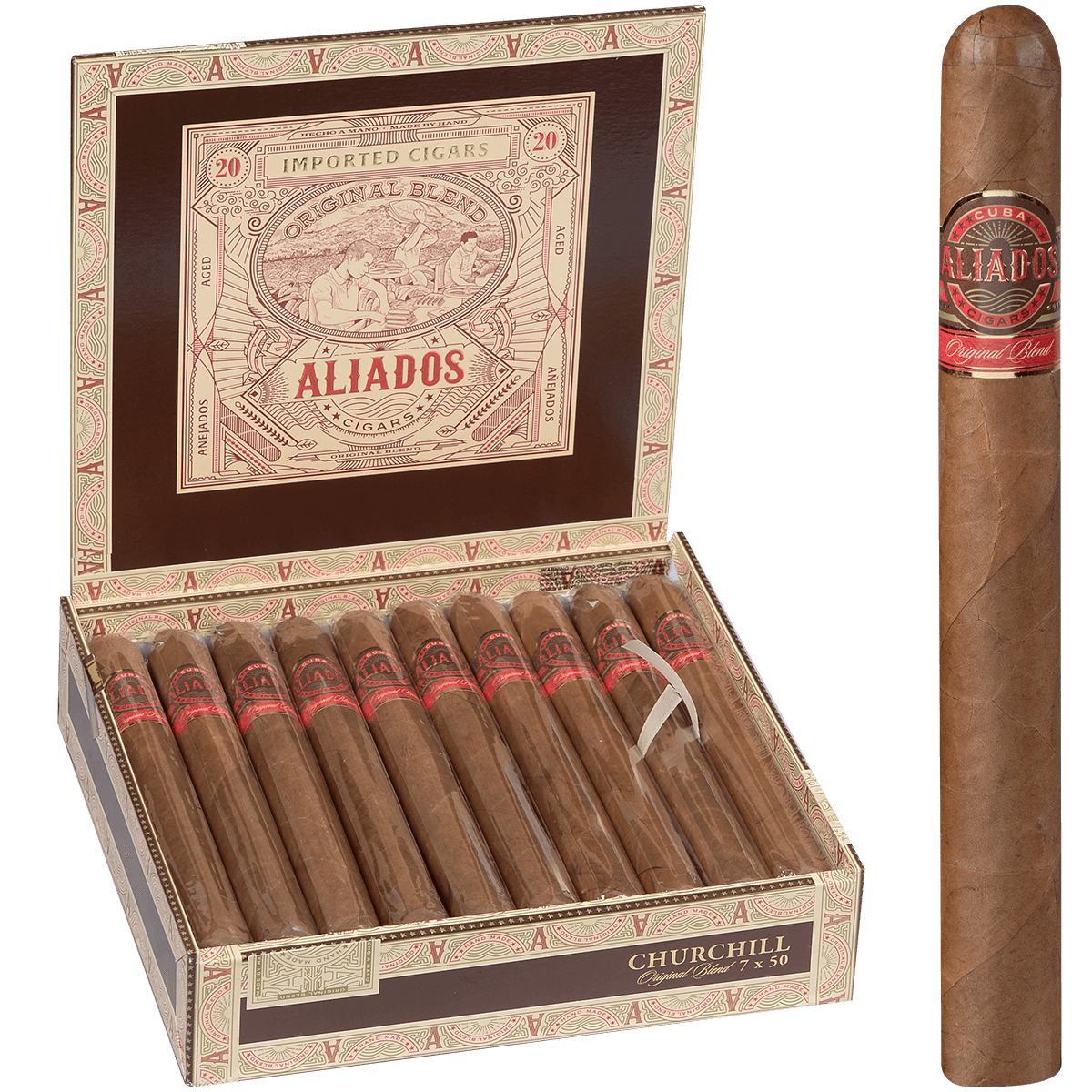 Oliva Cuba Aliados Toro By Epc 20Ct. Box 6.00X52