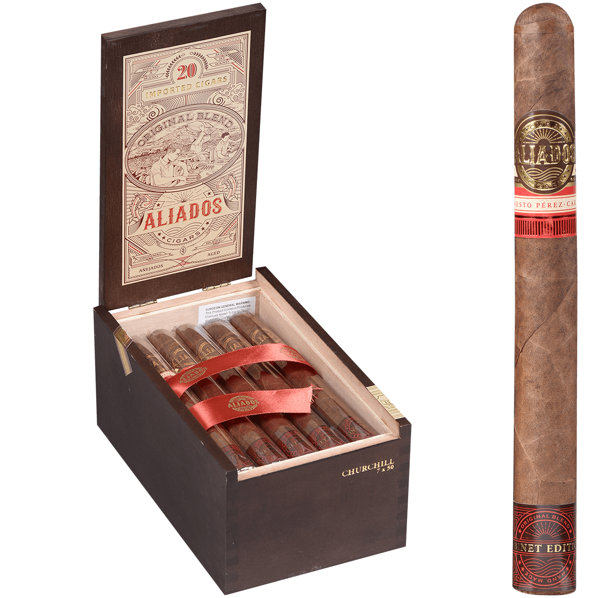 Oliva Cuba Aliados Churchill By Epc 20Ct. Box 7.00X6