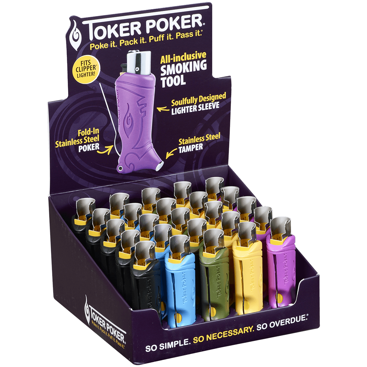 TOKERPOKER CLIPPER DISPLAY 25CT