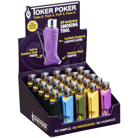 TOKERPOKER CLIPPER DISPLAY 25CT