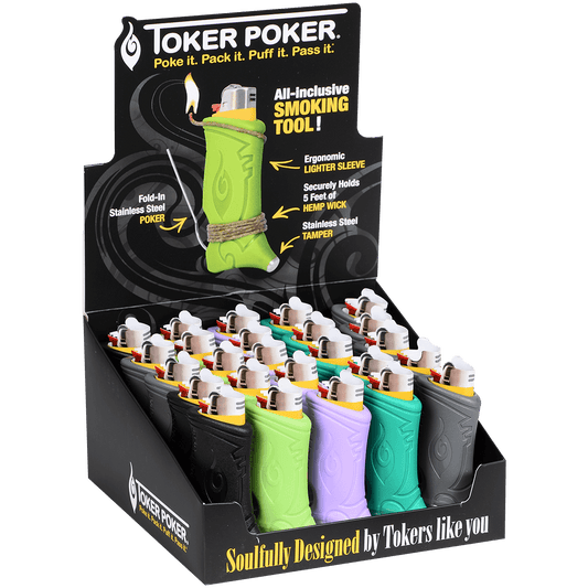 TOKER POKER SMOKING TOOL 25 CT. DISPLAY