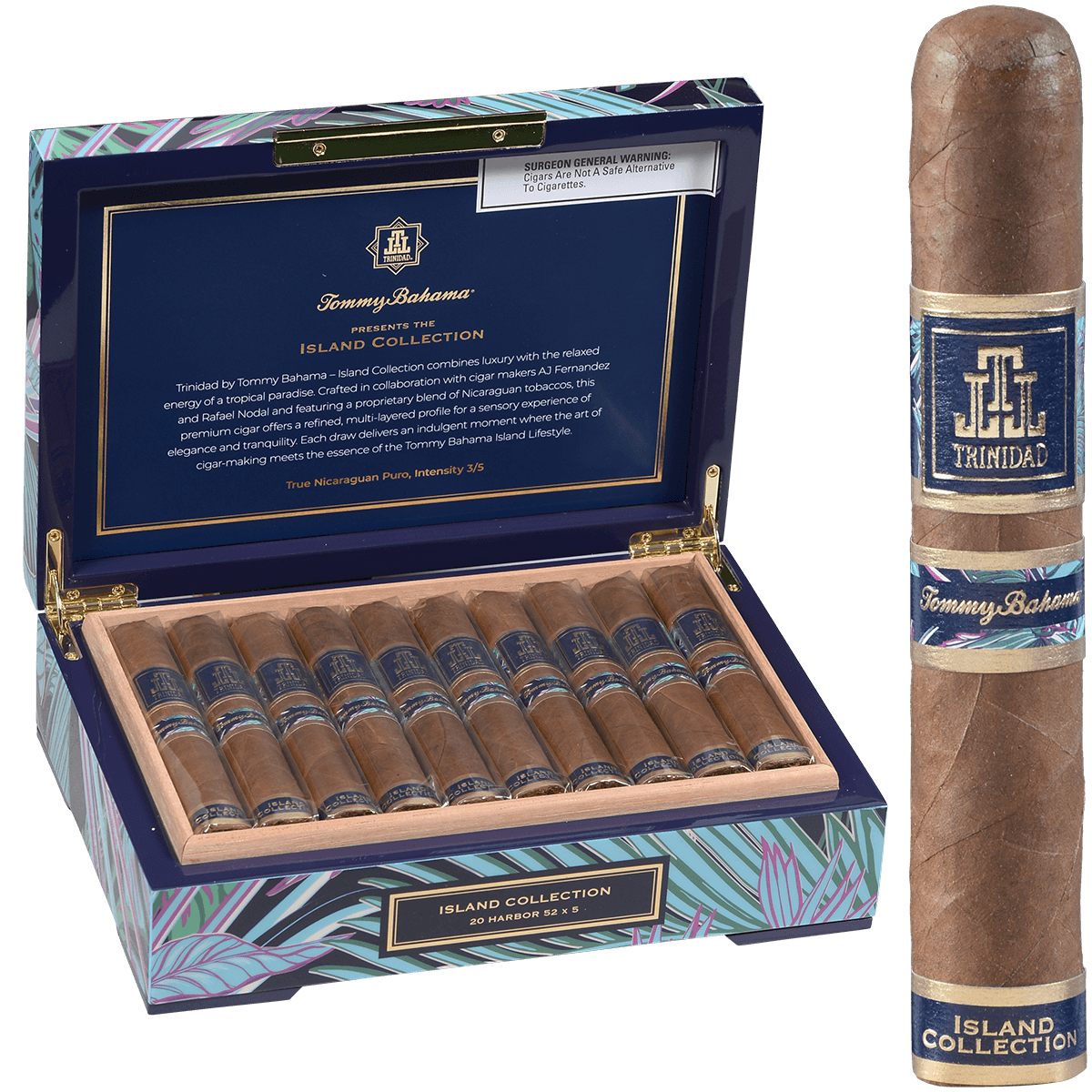 Trinidad Tommy Bahama Collection Harbor 20 Ct. Box 5.00X52