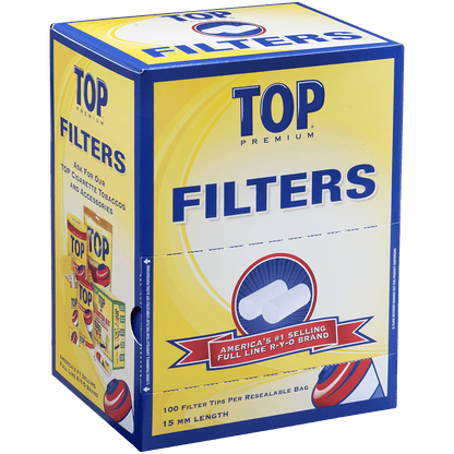 Filter Tips Top 15 Mm Length 30/100 Ct. Bags