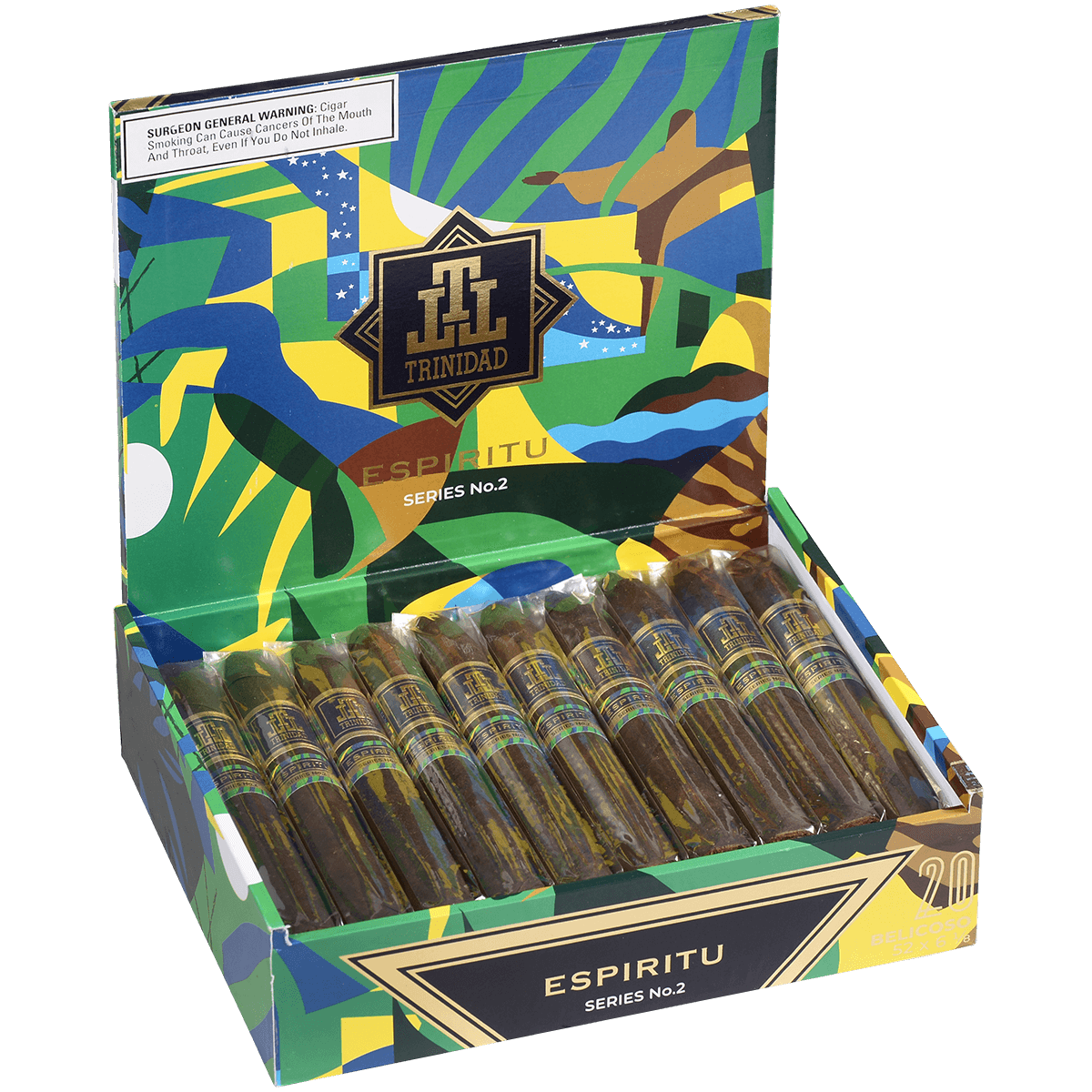 Trinidad Espiritu No.2 Belicoso 20 Ct. Box 6.125X52