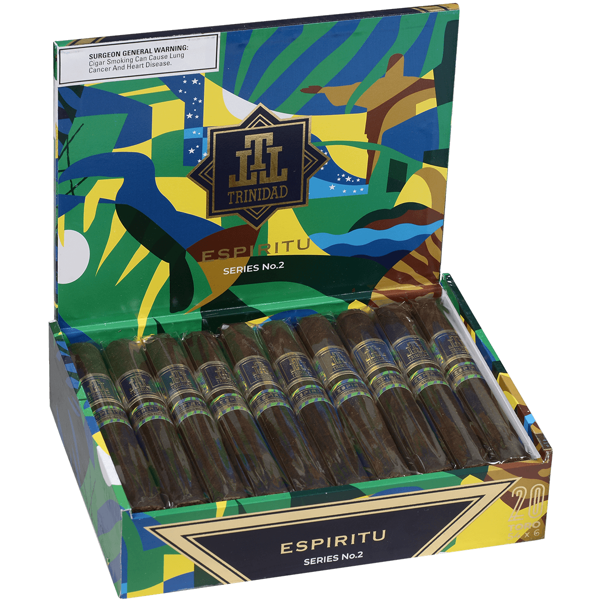 Trinidad Espiritu No.2 Toro 20 Ct. Box 6.00X54
