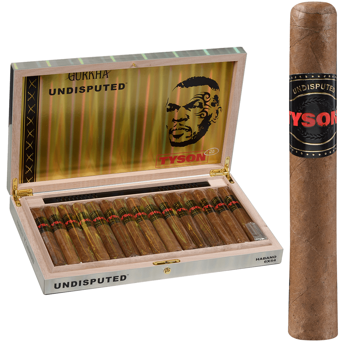 Tyson 2.0 Undisputed Habano 15Ct Box 6X54