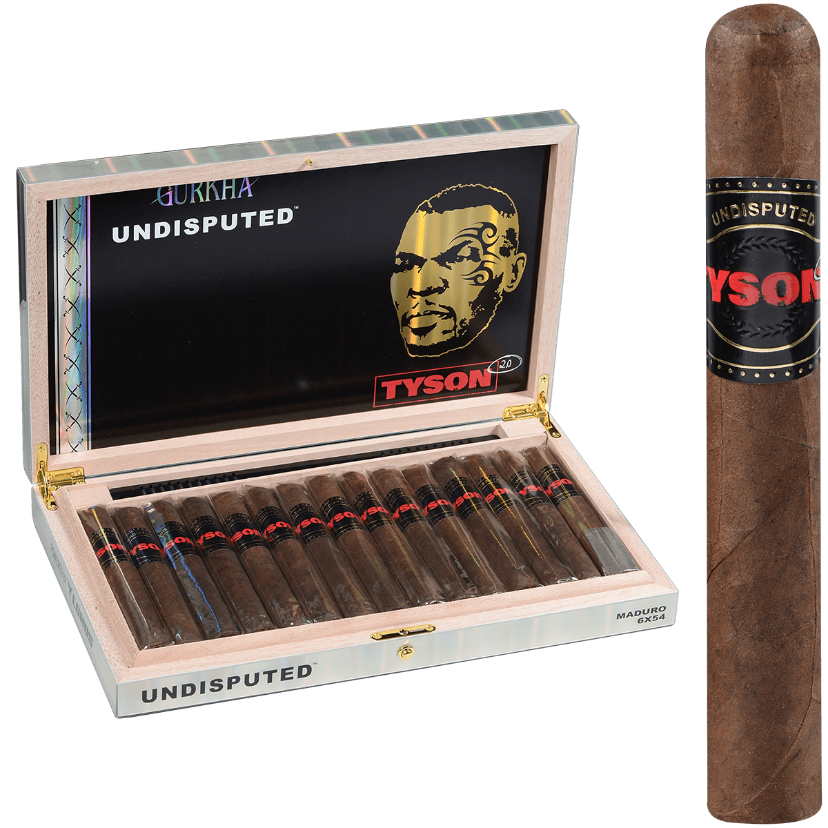 Tyson 2.0 Undisputed Maduro 15Ct Box 6X54
