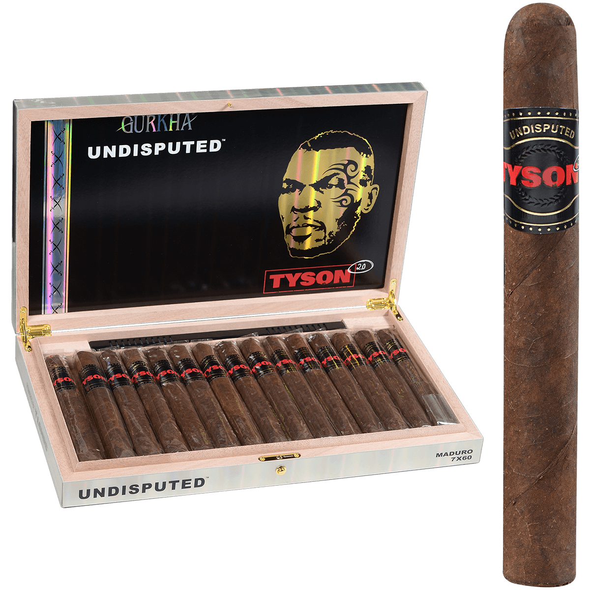 Tyson 2.0 Undisputed Maduro 15Ct Box 7X60