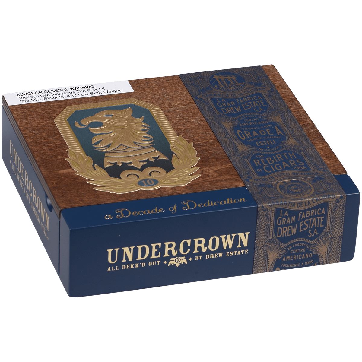 Undercrown 10 Corona Viva 20 Ct Box 5.00X43