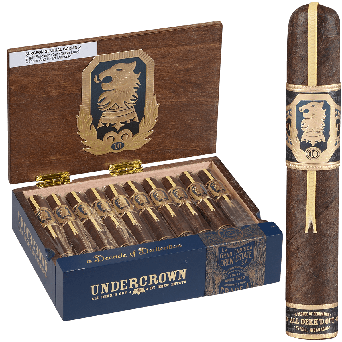 Undercrown 10 Robusto 20 Ct Box 5.00X50