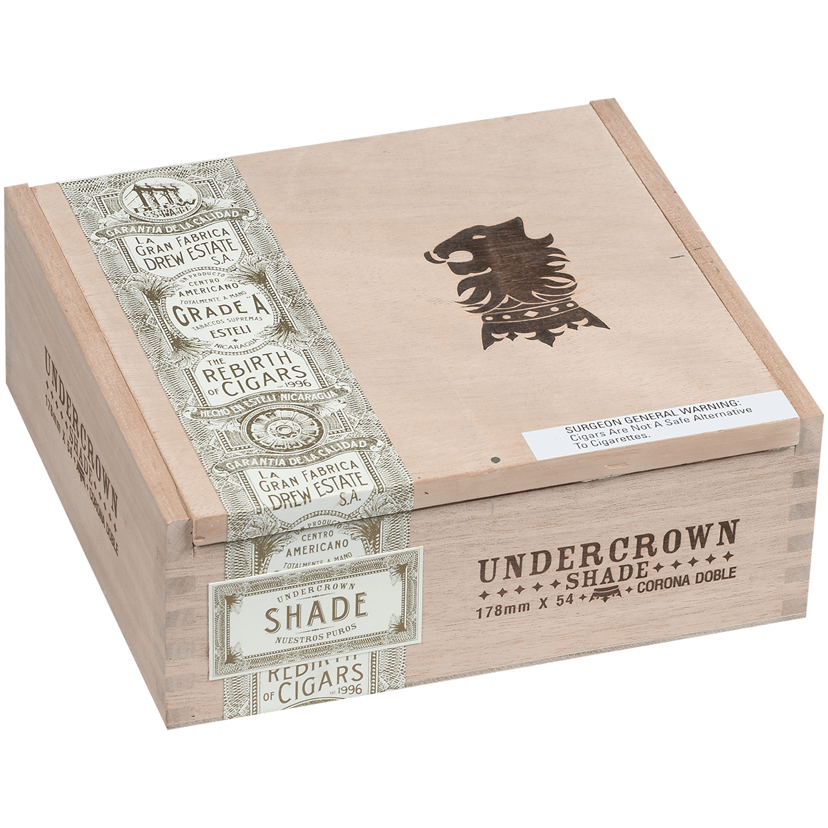 Undercrown Ct Shade Corona Doble 25 Ct. Box 7.00X54