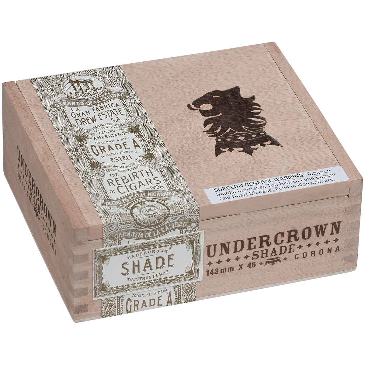 Undercrown Ct Shade Corona 25 Ct. Box 5.625X46