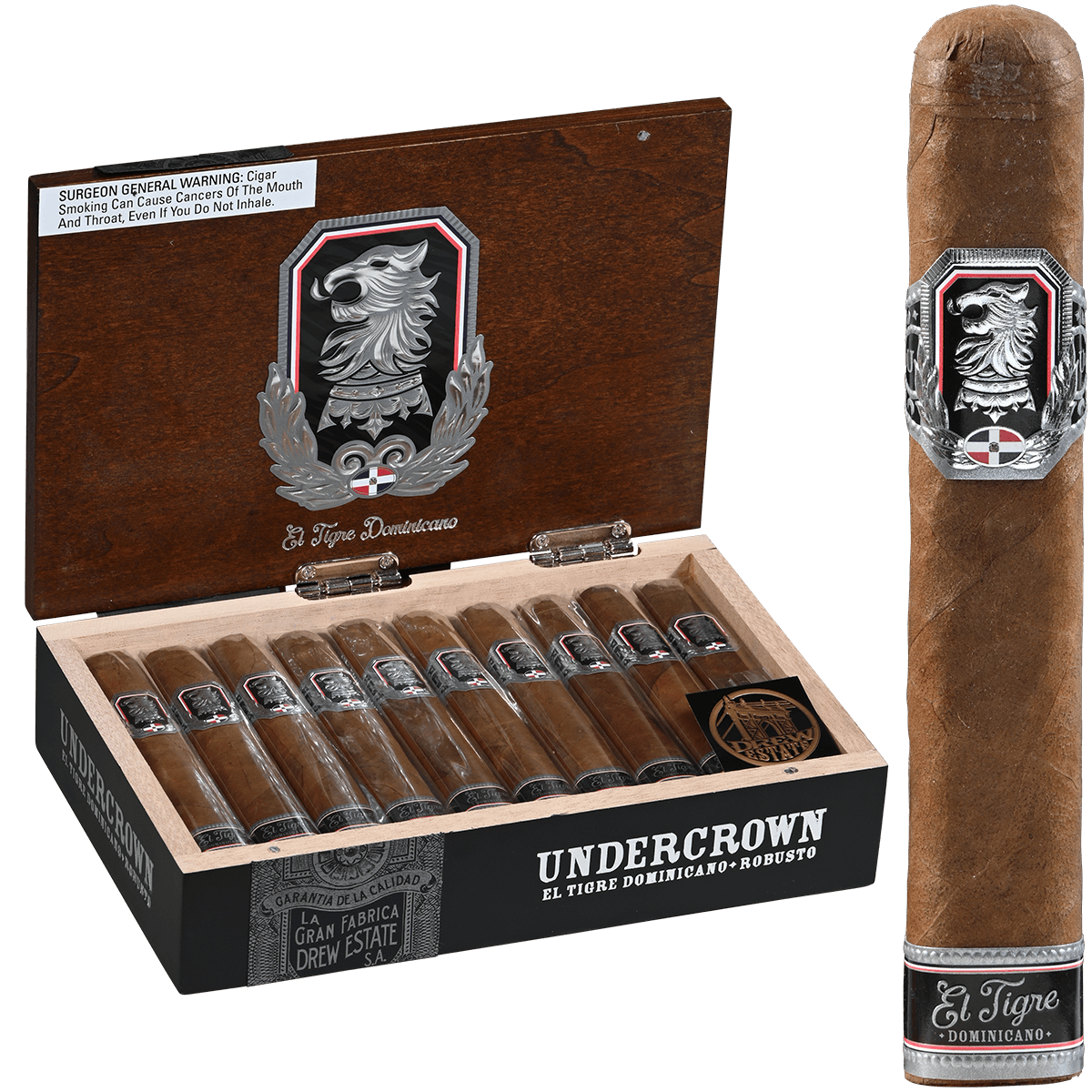 Undercrown El Tigre Dominicano Robusto 20Ct Box 5X50
