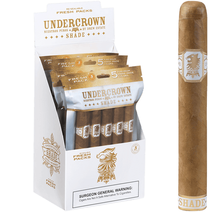 Undercrown Ct Shade Gran Toro Five Fresh Packs 5/5 Ct. Box 6.00X52