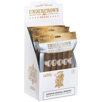 Undercrown Ct Shade Gran Toro Five Fresh Packs 5/5 Ct. Box 6.00X52