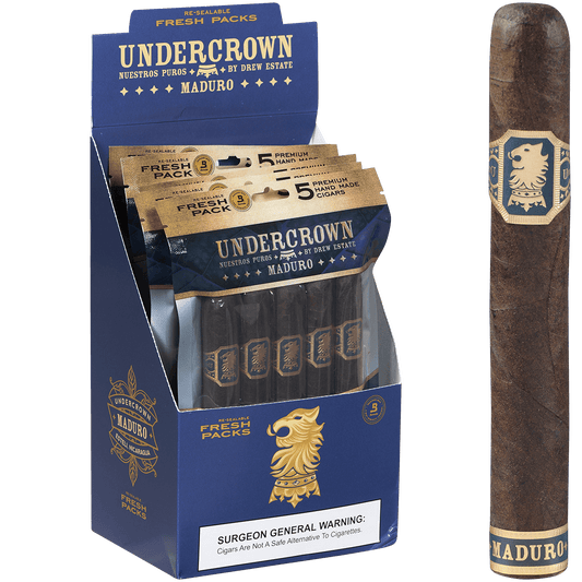 Undercrown Maduro Gran Toro Five Fresh Packs 5/5 Ct. Box 6.00X52