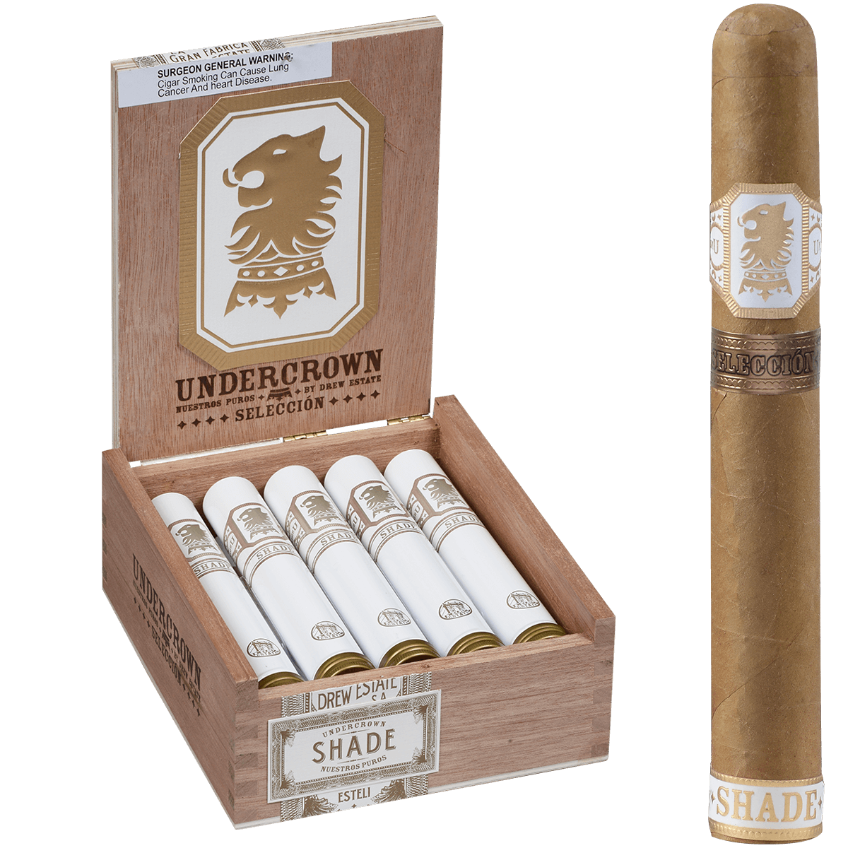 Liga Undercrown Seleccion Shade Tubes 10 Ct. Box 6.00X50