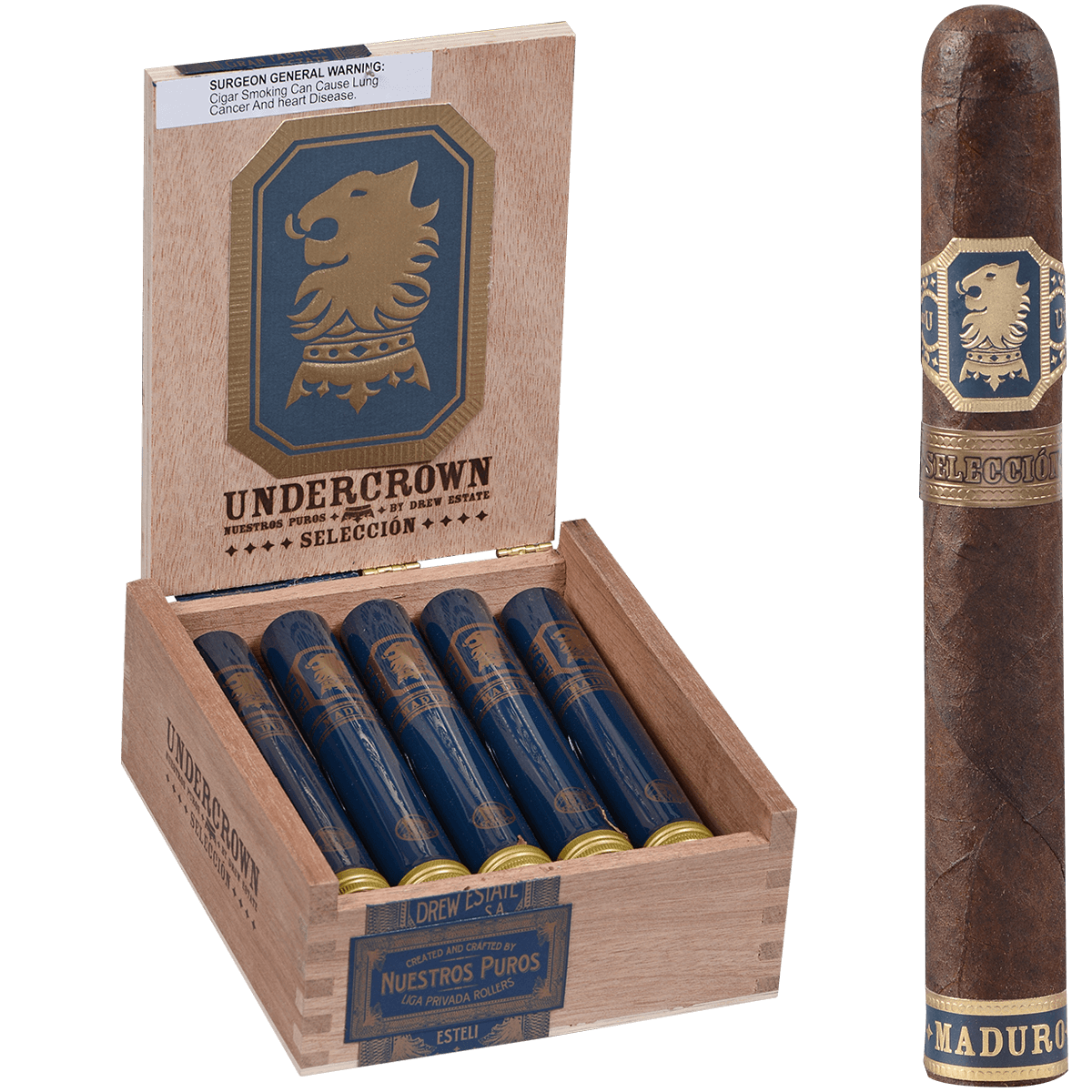 Undercrown Seleccion Maduro Tubes 10 Ct. Box 6.00X50