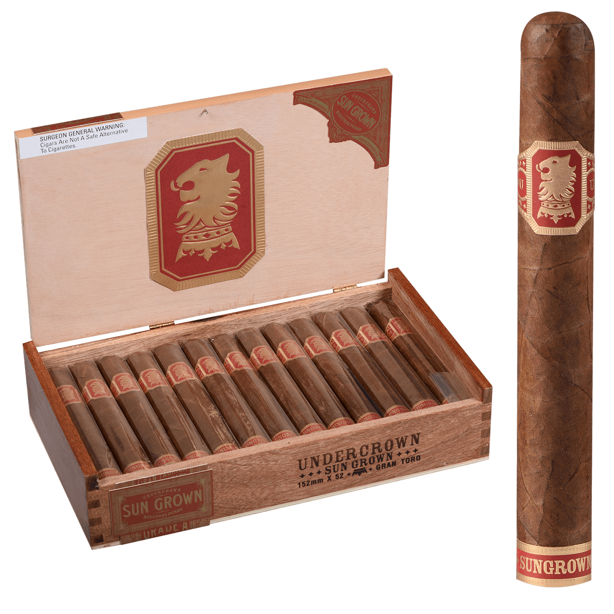 Undercrown Sun Grown Gran Toro 25 Ct. Box 6.00X52