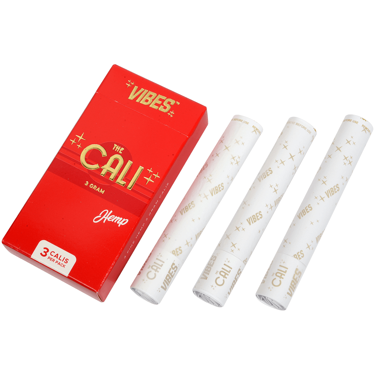 **VIBES- THE CALI- 3GRAMS- HEMP 3CALIS- 8CT.