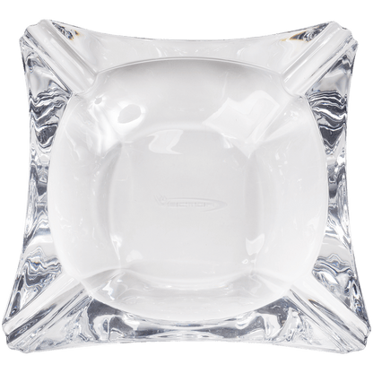 Vector Premium Glass Art Deco Ashtray Clear