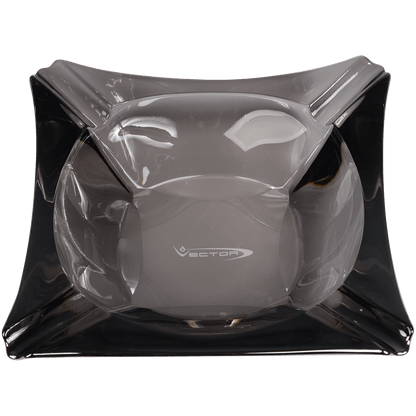 Vector Premium Glass Art Deco Ashtray Smoked
