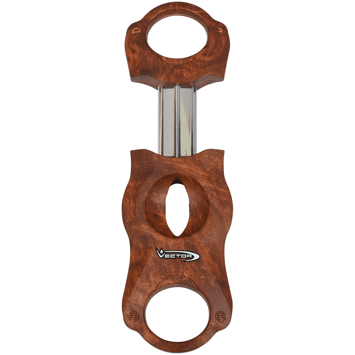VECTOR CUTTERS ASSORTED V-CUT STAINLESS STEEL WOOD FINISH 30 CT. DISPLAY TRAY