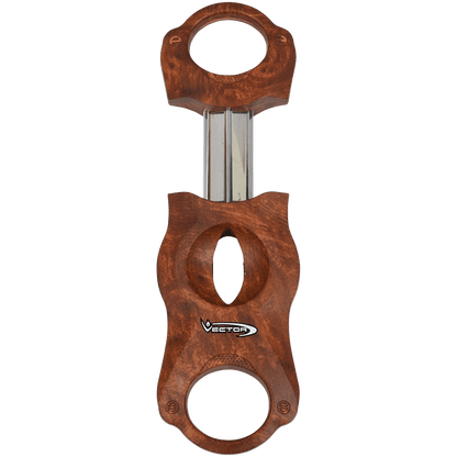 VECTOR CUTTERS ASSORTED V-CUT STAINLESS STEEL WOOD FINISH 30 CT. DISPLAY TRAY