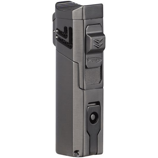 Lighters Vector Caliper Singe Large Torch Matte Gunmetal Satin