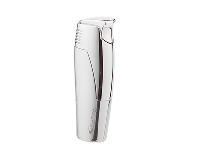 Lighter Vector Coup Single Torch Hi-Polish Chrome Satin