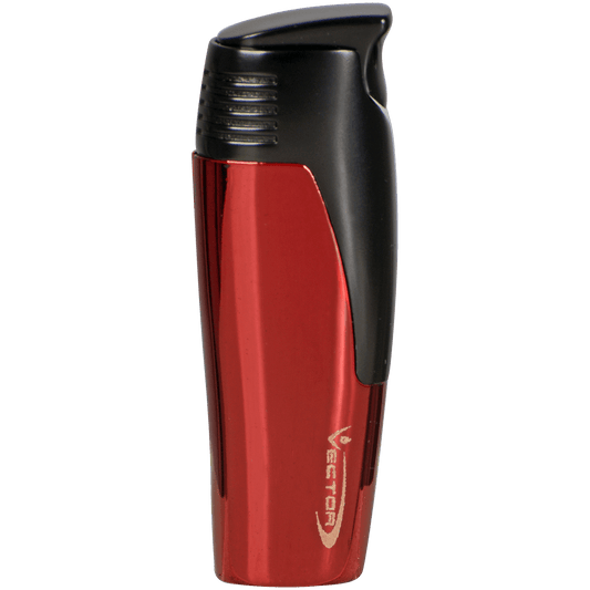 Lighter Vector Coup Single Torch Burgundy Sparkle