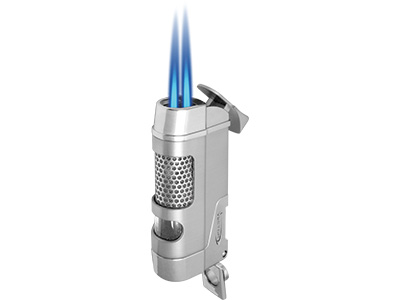 Lighter Vector Delta Chrome Satin W Punch