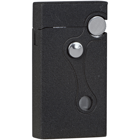 Lighter Vector Elite Black Crakle Matte Dual-Flame