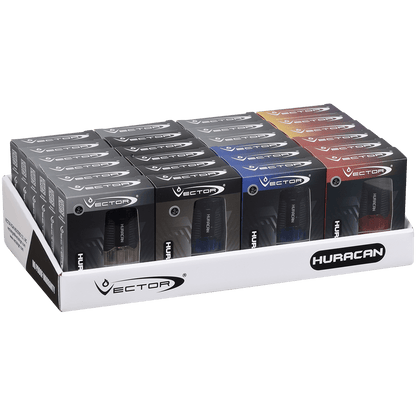 Lighters Vector Huracan Assorted 24 Ct. Display Tray