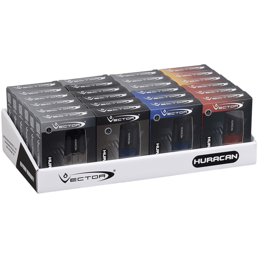 Lighters Vector Huracan Assorted 24 Ct. Display Tray