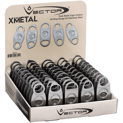 Cutters Vector Full Metal Stainless Assorted 50 Ct. Display Tray