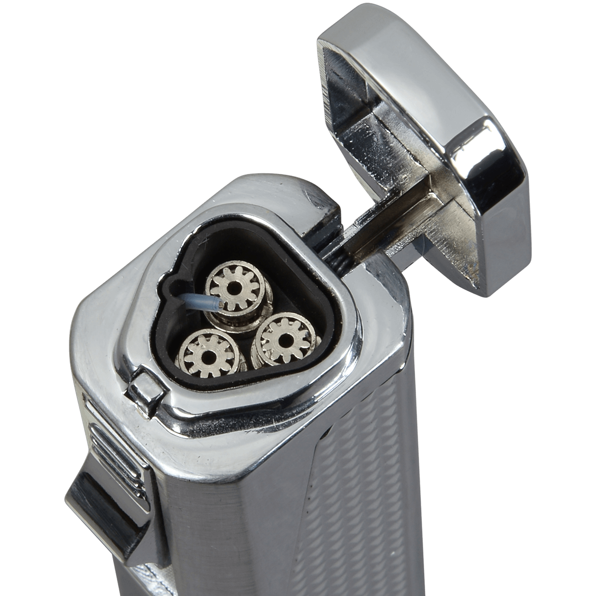 Lighter Vector Urbano Triple Torch Hi-Polished Chorme