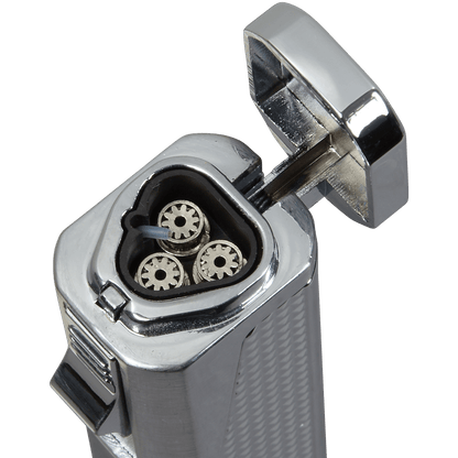Lighter Vector Urbano Triple Torch Hi-Polished Chorme