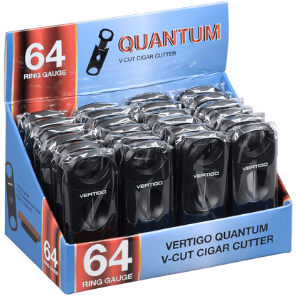 Vertigo Quantum V-Cutter Black 24 Ct. Display
