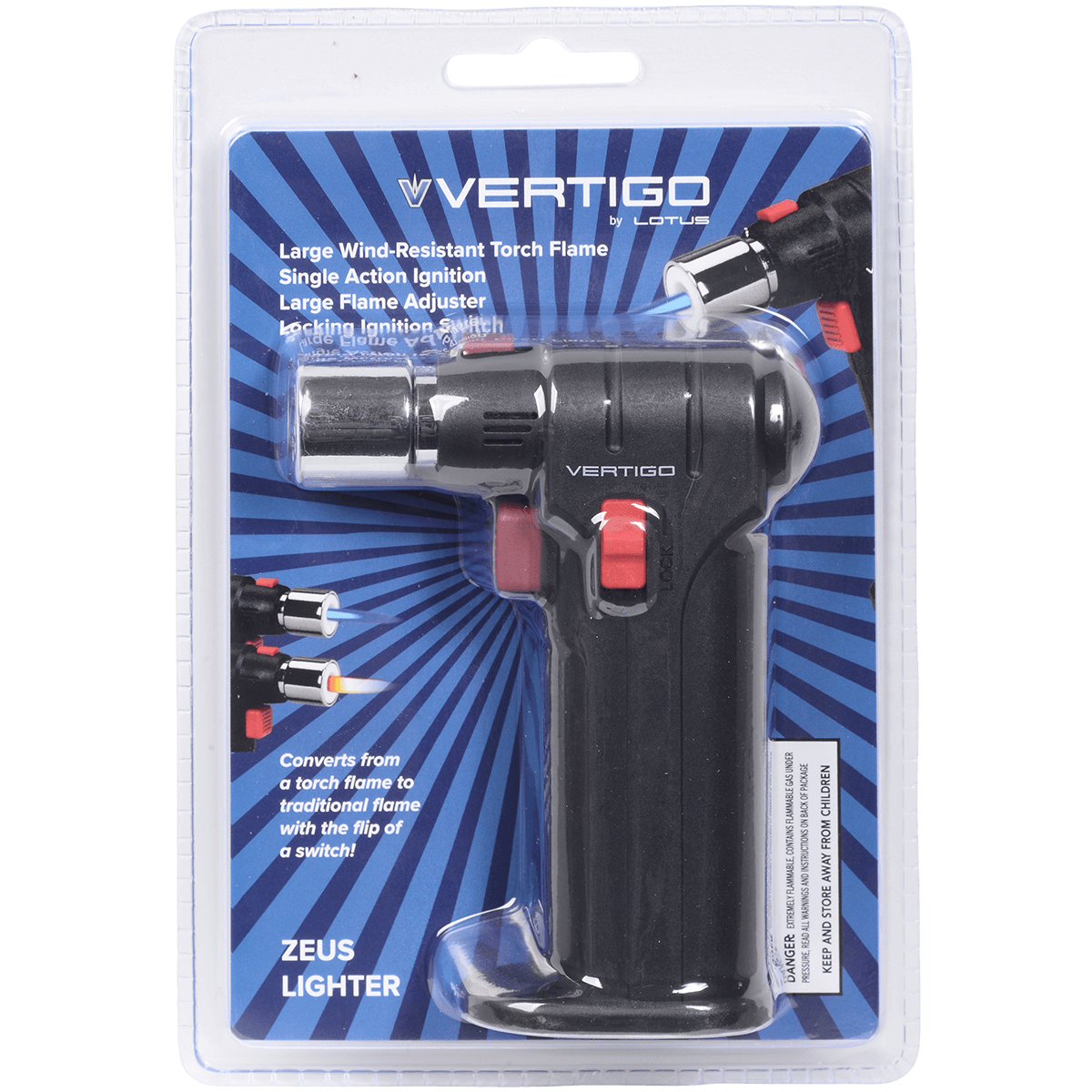 Vertigo Zeus Desktop Torch Lighter 12 Ct.