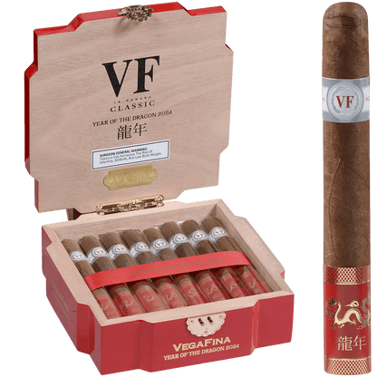 Limited Edition Vegafina Year Of The Dragon Long Magnum 16 Ct. Box 6.75X55
