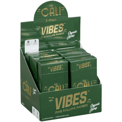 **VIBES- THE CALI- 3GRAMS- ORGANIC HEMP 3CALIS- 8CT.
